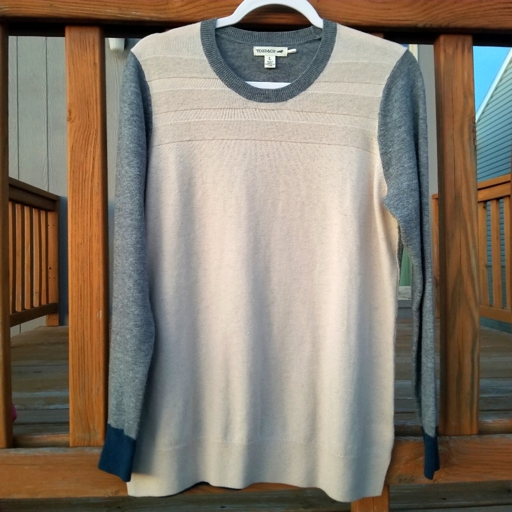 Toad & Co. Color Block Sweater
